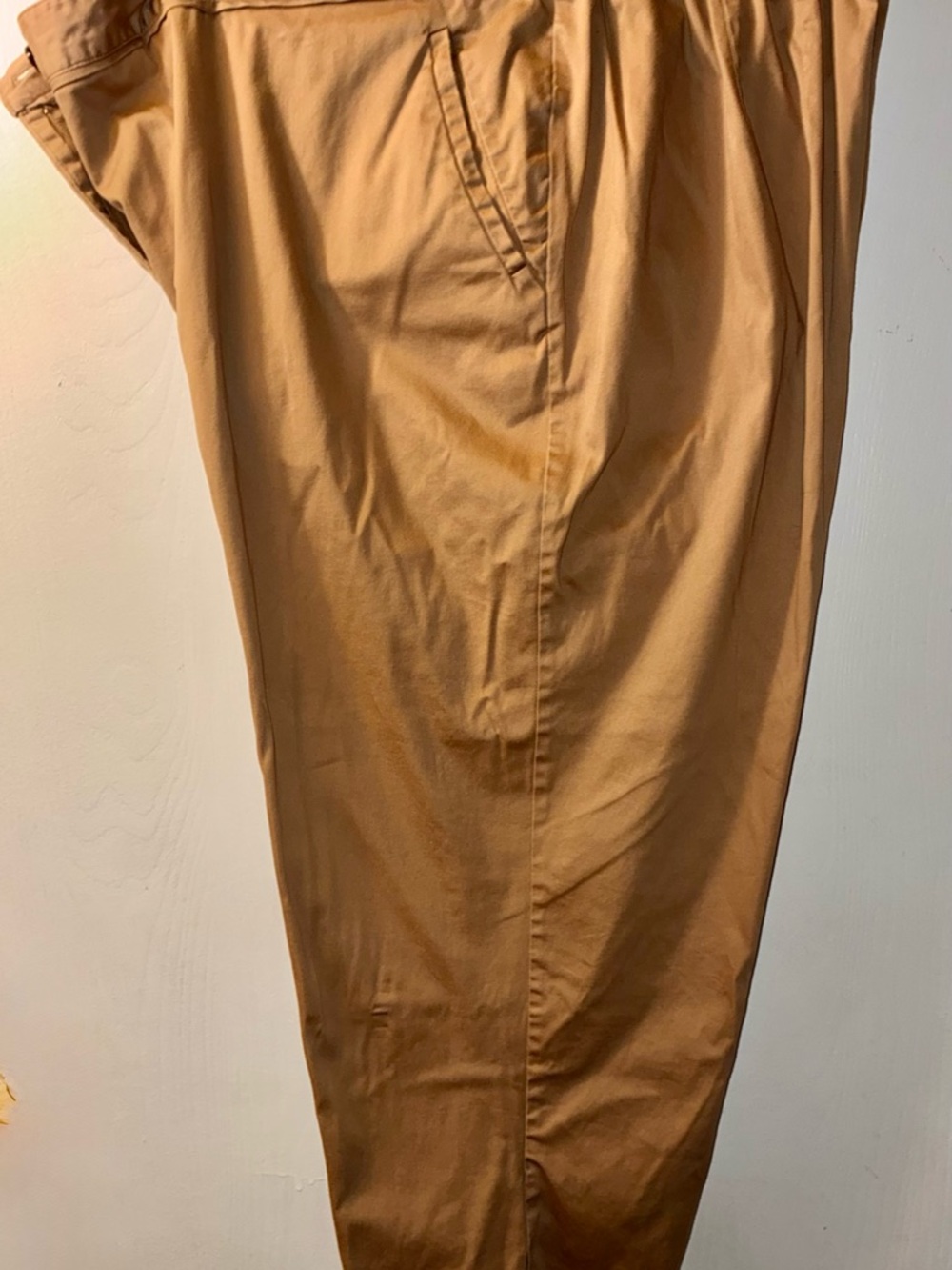 Catherines Women’s Golden Tan Cotton Pants